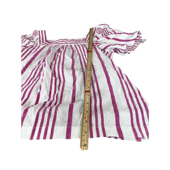 Loft Petite MP Womens Striped Top Cotton/Polyester Blend - Picture 6 of 9